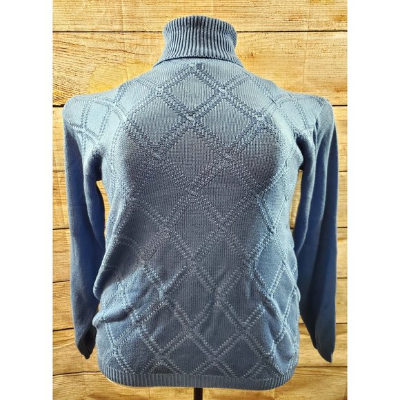 Barcode Blue Long Sleeve Sweater (L) - Picture 7 of 7